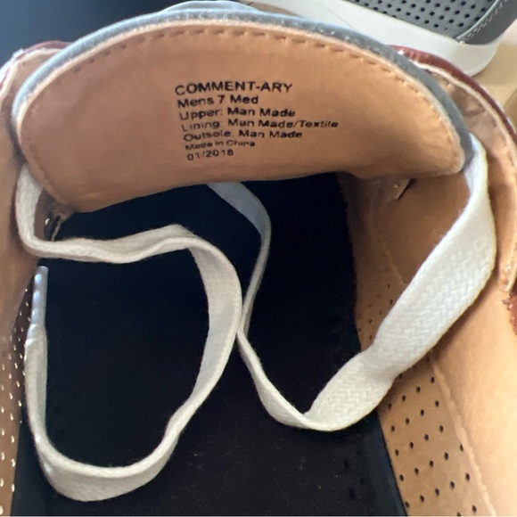 Kenneth Cole Unlisted Gray and Brown Men's Boat Shoes - Picture 2 of 2